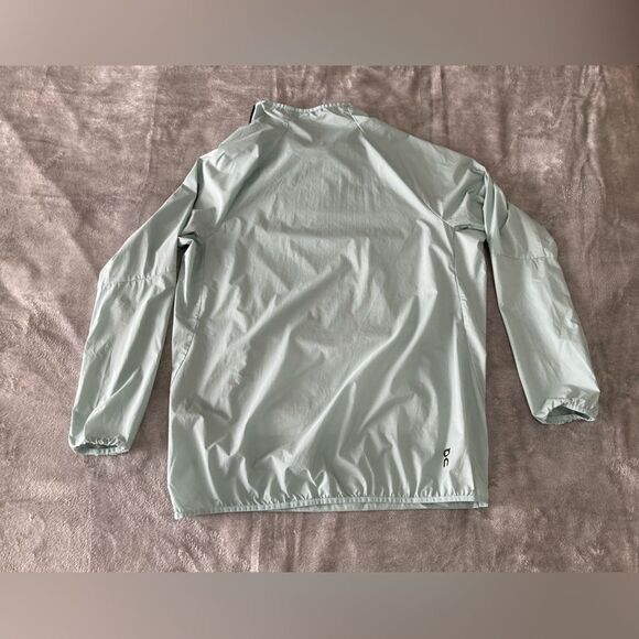 On Cloud Running Jacket Women’s S Green Lightweight Pocket Zip Athletic Active - Picture 6 of 11